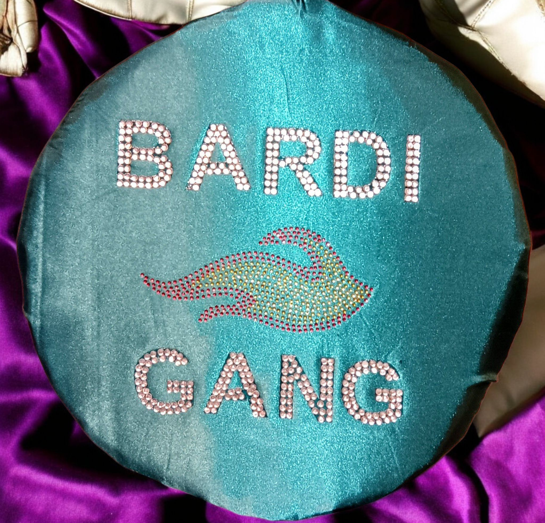 Luxe Bling Vault - Cardi Teal Bonnet